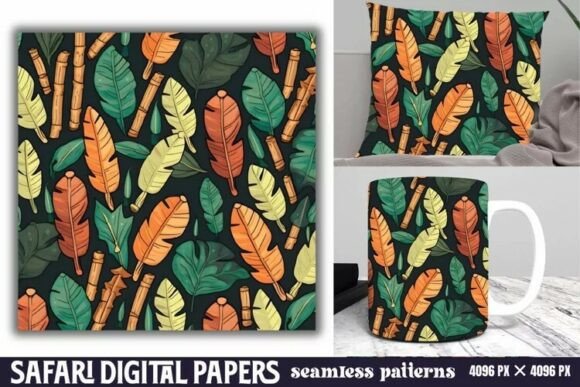Download Safari Digital Papers Pattern - Safari Collection