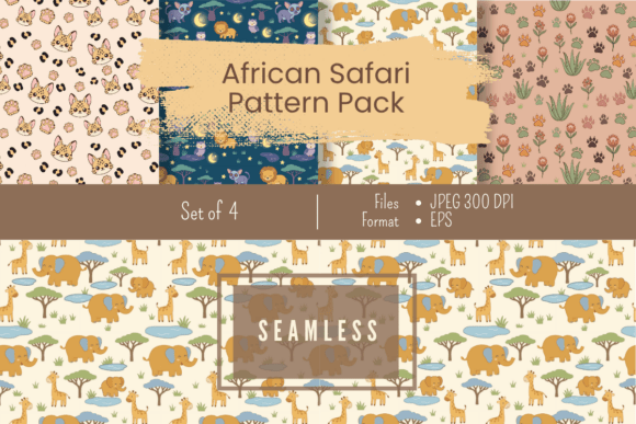 Download African Safari Pattern Pack - Safari Collection