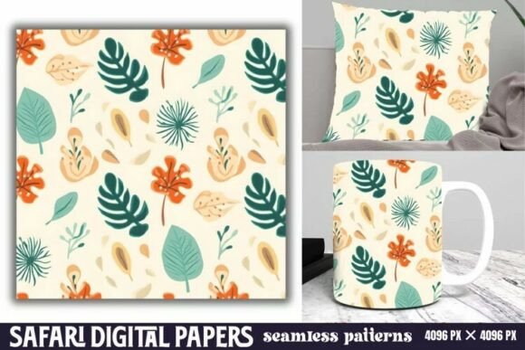 Download Safari Digital Papers Pattern - Safari Collection
