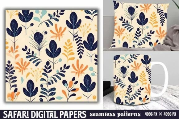 Download Safari Digital Papers Pattern - Safari Collection