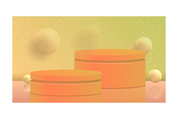 Download Peach Background with Round Pedestal and - Peach background Collection