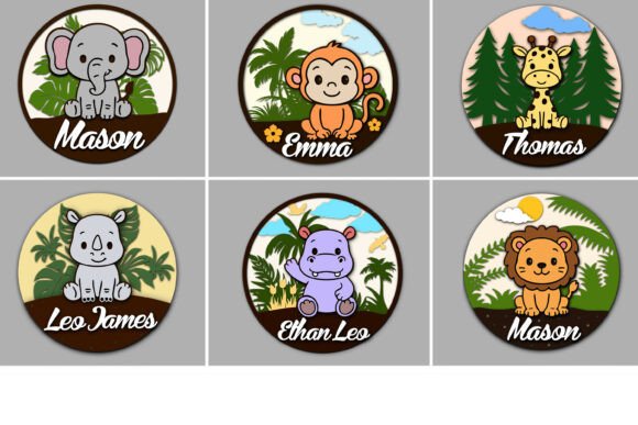 Download Safari Animal Name Sign SVG - Safari Collection