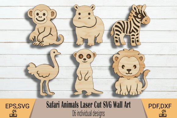 Download Safari Animals Laser Cut SVG - Safari Collection