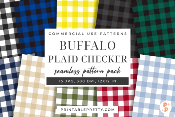 Download Buffalo Plaid Seamless Digital Paper - Premium Resources