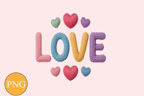 Download Crochet Love Valentines PNG - Valentines png Collection