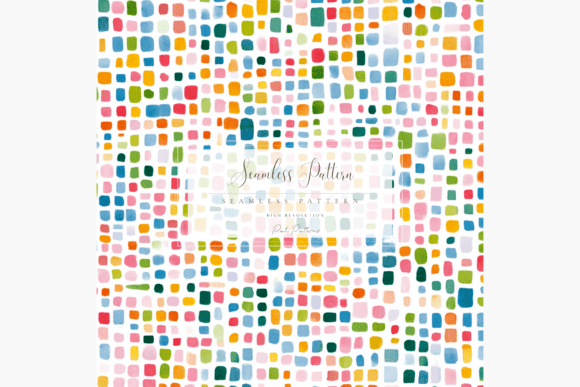 Download Colorful Mosaic Seamless Pattern PNG for Kids Crafts - Mosaic Collection